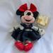 Disney Toys | Disney Plush Minnie Mouse July Birthstone Doll | Color: Black/Red | Size: Osg