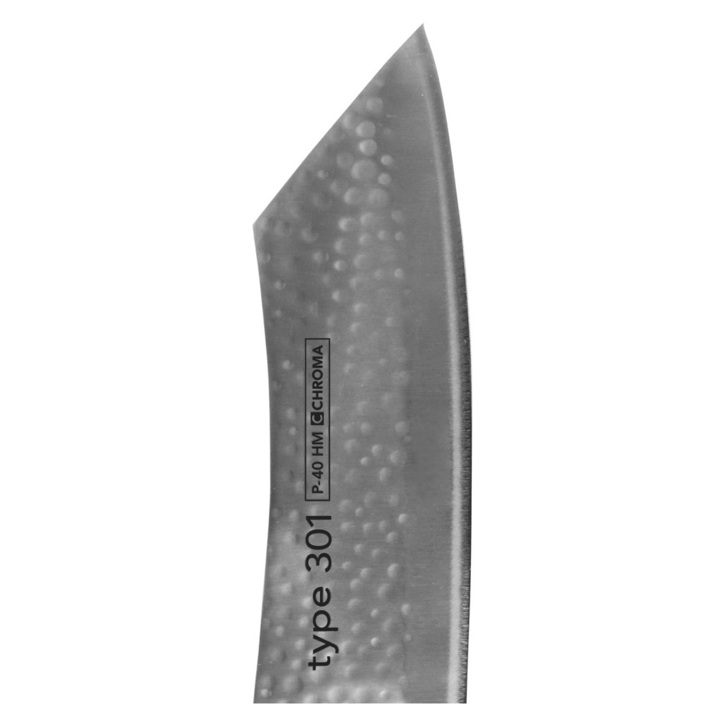 P-40 HM CHROMA type 301 HAKATA Santoku mit Hammerschlag Image