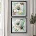 Red Barrel Studio® Asbury Garden Bloom I - 2 Piece Picture Frame Painting Print Set Paper, in Green/Pink/White | 34.5 H x 69 W x 1.5 D in | Wayfair