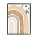 Isabelle & Max™ Desert Rainbow Arches w/ Blue Stars Wood in Brown | 20 H x 16 W x 1.5 D in | Wayfair EA56E367A3BB4166B1AB0FD6A5809F57