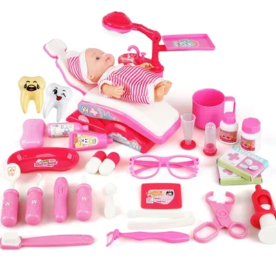 Jeu de docteur pour enfants jeu de Simulation dentiste contrôle des dents Kit médical jeu de