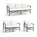 Augustine Tailored Furniture Covers - 3 pc. Loveseat Set, Sand - Frontgate