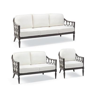 Avery Tailored Furniture Covers - Seating, Swivel Lounge Chair, Gray - Frontgate