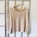 Free People Tops | Free People Knit Off Shoulder Bubble Slv Sweater | Color: Cream | Size: S