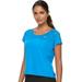 Nike Tops | Nike Dri-Fit Run Fast Crop Running Tee | Color: Blue | Size: M