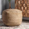 Highland Dunes Tilda 18" Wide Round Pouf Ottoman w/ Storage Chenille | 14 H x 18 W x 18 D in | Wayfair FBA15810B2D54F1090863F92FDE26635