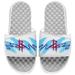 Men's ISlide White Houston Rockets 90s Paper Cup Slide Sandals