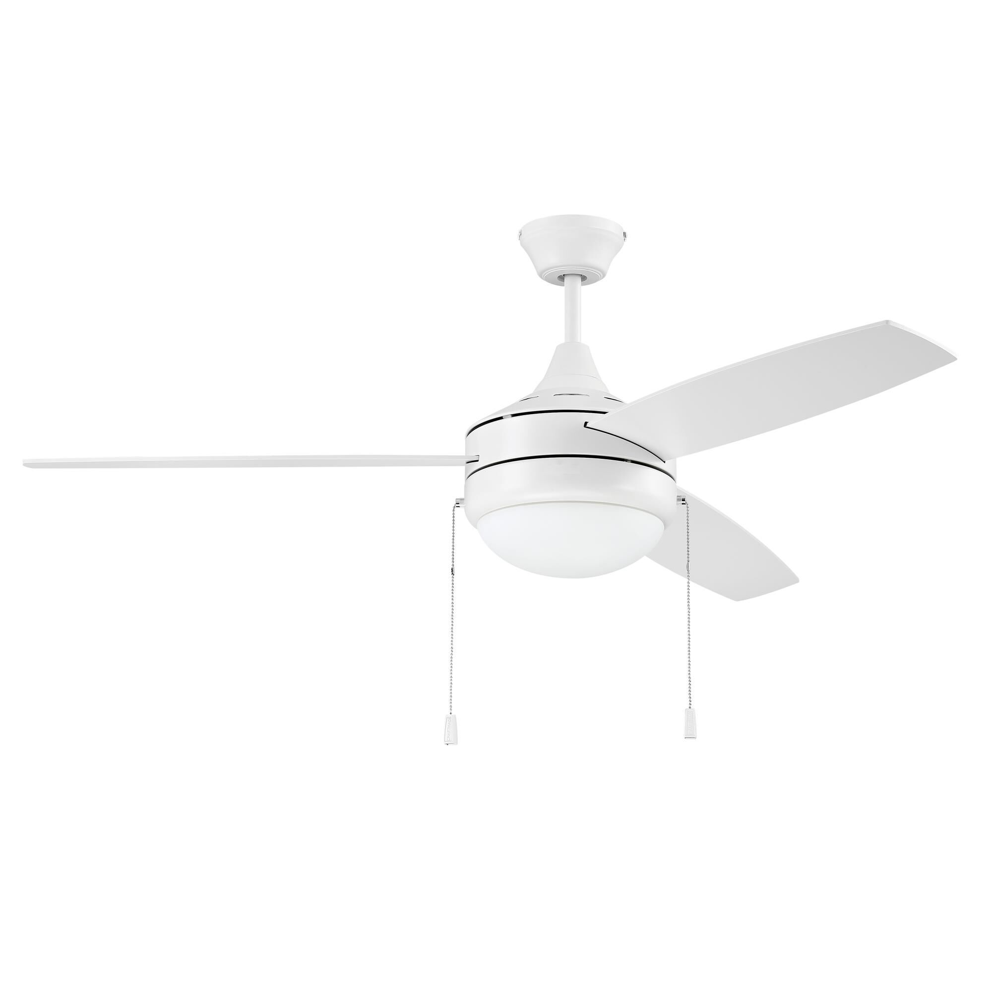 Craftmade Phaze Energy Star 52 Inch 3 Blade Ceiling Fan with Light Kit - EPHA52W3