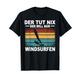 Der Will Nur Windsurfen Retro Windsurfing Surfen Windsurfer T-Shirt