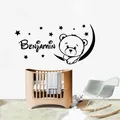 Stickers muraux en vinyle avec jolis ours pour chambre d'enfant et de bébé stickers muraux