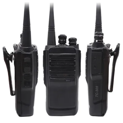 Walkie-talkie Portable avec batterie Li-ion TC508 Radio d'affaires TC-508 UHF VHF TC-500S