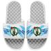 Men's ISlide White Boston Celtics 90s Paper Cup Slide Sandals