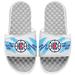 Men's ISlide White LA Clippers 90s Paper Cup Slide Sandals