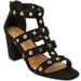 Wide Width Women's The Giada Sandal by Comfortview in Black (Size 7 W)