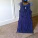 Anthropologie Dresses | Anthropologies - Maeve - Blue Stripe Dress - 8 | Color: Blue/White | Size: 8
