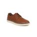 Wide Width Men's Deer Stags®Oakland Plain Toe Memory Foam Flexible Oxford Shoes by Deer Stags in Cognac (Size 10 1/2 W)