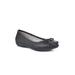 Wide Width Women's Cheryl Ballet Flat by Cliffs in Black (Size 9 1/2 W)