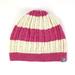 American Eagle Outfitters Accessories | American Eagle Cable Knit Pink Stripe Hat | Color: Cream/Pink | Size: Os