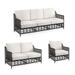 Bridgewater Tailored Furniture Covers - Ottoman, Sand - Frontgate