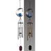 Arlmont & Co. Moon Solar Wind Chime 42Inches Metal | 42 H x 5.9 W x 4.33 D in | Wayfair A2CD7A961EB542C583936544B2329EC9