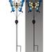 Arlmont & Co. Butterfly Solar Stake-37" Glass/Metal | 37.4 H x 11.4 W x 2 D in | Wayfair 230949A5C8B34840899DD3A605E62893