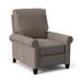 Birch Lane™ Wade 33.5" Wide Genuine Leather Standard Recliner in Gray/Brown | 41 H x 33.5 W x 39 D in | Wayfair 85B48DC9895744B3B4182A1A3F4EC587