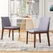 Wade Logan® Barriento Linen Upholstered Parsons Chair Fabric in Gray | 32 H x 19.5 W x 20 D in | Wayfair 55731E427C9648CFA1009FB8EEB3878C
