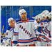 K'Andre Miller New York Rangers Autographed 16'' x 20'' Handshake Line Photograph with "1st NHL Goal 1/26/21" Inscription