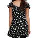 Free People Dresses | Free Peoplelike A Lady Printed Mini Dress | Color: Black | Size: Xs