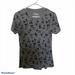 Disney Tops | Disney Gray Minnie & Mickey Mouse Top | Color: Black/Gray | Size: S