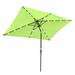 Arlmont & Co. Walden 120" x 75" Rectangular Lighted Market Umbrella Metal in Green | 98.4252 H in | Wayfair 337EC490837C4C958C70AE5C86C8FAFB