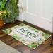 The Holiday Aisle® Christmas Welcome Doormat Front Door Mat, Rubber Back Non Slip Door Mat Entrance Rug Shoe Scraper 17.2" X 28.75" | Wayfair