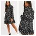 Free People Dresses | Free People New These Dreams Floral Print | Color: Black/Cream | Size: Various