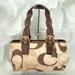 Coach Bags | Coach Tonal Shoulder Handbag Purse W/Woven Strap | Color: Brown/Tan | Size: Medium
