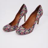 Jessica Simpson Shoes | Jessica Simpson Floral Heels 9 B | Color: Pink/Yellow | Size: 9
