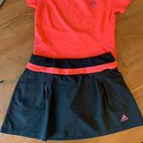 Adidas Skirts | Adidas Tennis Skirt Set | Color: Pink | Size: S