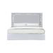 Orren Ellis Dilver Low Profile Platform Bed Upholstered/Canvas, Wood in Gray | 55.5 H x 64.5 W x 83.4 D in | Wayfair