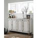 Alcott Hill® Lunora 67.5" Wide Sideboard Wood in Brown/White | 36 H x 67.5 W x 14 D in | Wayfair C4A735BCCE144496A98D806F29EF1D70