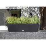 Veradek Pure Series Window Box Planter Plastic in Black | 9 H x 36 W x 10 D in | Wayfair WBV36B-2PK