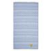 Foundry Select Turkish Cotton Beach Towel Turkish Cotton in Gray/Blue | Wayfair EA3E18A4746A48EDAF39928E9FB1B751