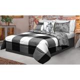 Millwood Pines Dabrowski Reversible Comforter Set Polyester/Polyfill/Microfiber in White | Twin Comforter + 1 Sham | Wayfair