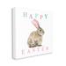 The Holiday Aisle® Happy Easter Phrase w/ Woodland Bunny Rabbit Canvas in White | 17 H x 17 W x 1.5 D in | Wayfair F9C1109FA89748719393A449E9DEC43F