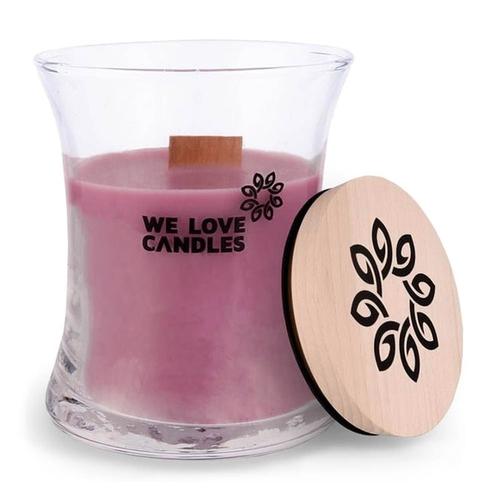 WE LOVE CANDLES – Duftkerze Basic – Fresh Lilak M 300g Kerzen