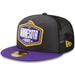 Men's New Era Graphite/Purple Minnesota Vikings 2021 NFL Draft On-Stage 59FIFTY Fitted Hat