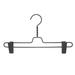 NAHANCO CLIPRS 14" Pant Hanger w/ Gun Metal Finish Metal Clip (Pack Of 100) Metal in Black/Gray | 8 H x 14 W in | Wayfair