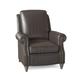 Birch Lane™ Knightdale 34" Wide Faux Leather Manual Standard Recliner Fade Resistant in Gray/Black | 40 H x 34 W x 39.5 D in | Wayfair