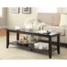 Lark Manor™ Alysoun 4 Legs Coffee Table Wood in Black | 17 H x 48 W x 17 D in | Wayfair D65D8E4C3A414F418A6B5EEC6FA8A58B