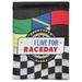 Trinx Checkered Race Day 2-Sided Polyester 1 '6 x 1 '1 Garden Flag in Black | 18 H x 13 W in | Wayfair 20EDCBFC52F94000AE0D5F2F5B5DAB25