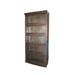 The Twillery Co.® Sasser 36" W Standard Bookcase Wood in White/Black | 35 H x 36 W x 13 D in | Wayfair 79839E84E2C24897BCEB80A2693E8B9B