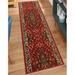 Red 26 x 0.3 in Area Rug - Fleur De Lis Living Custom Size Runner Rug Oriental Medallion Slip Resistant Backing Low Pile Rug Runners By Feet Nylon | Wayfair